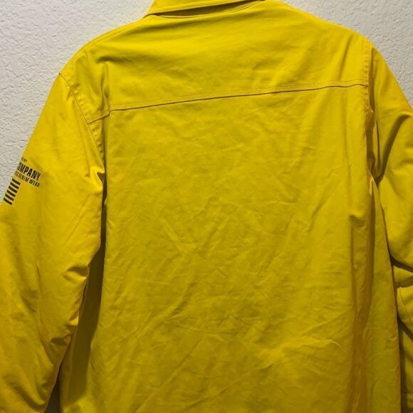 Lauren Ralph Lauren Yellow Cotton Zip Clasp Long Sleeve Denim Jacket Size Small - Picture 6 of 9